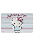 Hello Kitty Brettchen - Streifen Frühstücksbrettchen Schneidebrettchen aus Resopal