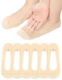 Becellen 6 Paar Füßlinge Damen, Atmungsaktiv Ballerina Socken Unsichtbare Sneaker Socken Damen Rutschfeste Sommer No Show Ballerina Socks, 34-38