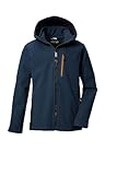 killtec Jungen Softshelljacke mit Kapuze KOW 226 BYS SFTSHLL JCKT, nachtblau, 152, 43515-000