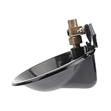 PEPLAYTAL Automatische Wasserschale für Schafe aus Robustem mit Kupferventil Langlebiger Tränkebecken Spender für Rinder Ziegen und Hunde Stabile Wasserstandskontrolle für