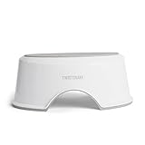 Twistshake Baby Tritthocker | Rutschfester Baby-Badehocker | Leichter Hocker für das Töpfchentraining | Kompakt – Reisefreundlich – Ergonomisches Design | Baby-Toilettensitz-Assistent | Weiß Grau
