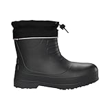 Viking Unisex Norse Low Snow Boot, Charcoal/Black, 45 EU
