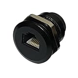 RJ12 6p6c Weiblich An Weibliche Kommunikation Jacks Cat3 Bewertet Zwei Port Design Für DSL Modem Panel Gewinde Panel Berg Telefonbuchsen