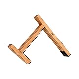 Vaguelly Holzgitarre Faltbarer aus Premium Holz Stabiler Gitarrenständer für Gitarre Bass Ukulele für Display und Aufbewahrung Tragbar und Praktisch