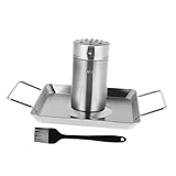 BESPORTBLE 3 Sätze Bierdosen-hähnchen-Rack Grillbräter Ständer Bierdosen-hühnerhalter Halterung Für Grillbräter Grillhähnchenhalter Halter Für Grillröster Silver Rostfreier Stahl