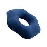 TOGEVAL Orthopädisches Memory Foam Sitzkissen mit Blütenform Atmungsaktiv Entlastet Steißbein und Hämorrhoiden Geeignet für Schwangere Patienten und Langes Sitzen im Büro Auto oder