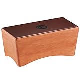 Meinl Percussion Bongo Cajon Instrument - rückenschonende Trommelkiste mit Snare, Bass und Bongo Sound - Schlagfläche Braun (BCA1SNT-M)