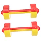 INOOMP 2 Stück Teiliges Rot gelb Interaktives Fitnessspielzeug für Mädchen und Jungen Leichte Kindergewichte zum Trainieren und Turnen Fördert Bewegung und Motorische Fähigkeiten