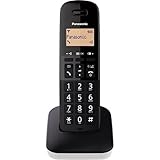 Panasonic KX-TGB610SPW Digitales Schnurlostelefon, Basiseinheit und 1 Kopfhörer, Anrufer-Identifikation und Blocker, verbesserte Lautstärke des Empfängers, stoßfest, LCD-Display, Weiß