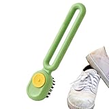 Flüssiger Zusatz eines Reinigungspinsels - multifunktional mit Seifenspender, 19 cm tragbar für Reinigung, Bad für Utensilien, Küche