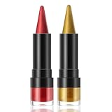 Boobeen Color Kajalstift, Metallischer Glitter Eyeliner Gel, 4 in 1 Augen Makeup Stick-Eye Lip Liner, Lidschatten, Wasserfest, Für Bold Glamour Makeup