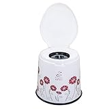 Toilettenstuhl für Schwangere mit integriertem Sitz für diskreten Zugang zum Badezimmer und Komfort
