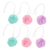ARTSEWPLY 6 Stück Rollschuh Zubehör Flauschbälle Für Rollschuhe Rollschuh Schnürsenkel Schuh Charm Pompons Schuh Verzierungen Rollschuhe Pompom Ball Mit Glöckchen