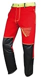 Forest Fighter 'Start-Up' Schnittschutzhose by Francital - rot - Bundhose - Forsthose - Forstkleidung (XL, rot)