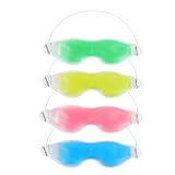 Mikinona 4 Stück Kühlende Beauty-Augenmaske Gel-Augenmasken heiße und kalte Maske kühlende Augenklappe -Augenmasken kühlung chillen kühlende Gel-Augenmaske -Gel-Maske Gummiband