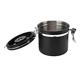 1,2 l Kaffeedose, Edelstahl, luftdicht, Vorratsdose für Haushalt, Lebensmittel (Zisemeilqwk7as34r9-11)