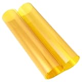 Hemobllo Fotofilm Farbfilter Gelb 40X100cm PET Korrekturfolie für Studio LED Blitzlicht und Sonnenuntergangslicht mit Einfacher Anwendung