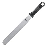 Westmark Profi-Streichpalette/Konditorenmesser, Gerade, Flexibel, Klingenmaß: 3,5 x 30,5 cm, Länge: 43,5 cm, Rostfreier Edelstahl/Kunststoff, Master Line, Schwarz/Silber, 31242270