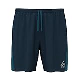 Odlo Herren Laufshorts ESSENTIALS 6 INCH, blue wing teal - saxony blue, M