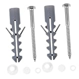 Toddmomy 2 Sätze Toilettensitz Befestigungsschrauben Set Wc Sitz Montageschrauben Robust Langlebig Einfache Installation für Badezimmer
