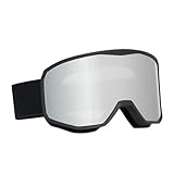 Snowboardbrille, Anti-Beschlag-Skibrille, doppellagig, Snowboardbrille, winddicht, Schnee zum Skifahren, Snowboarden, Schnee, winddicht, für Outdoor-Sport, Anti-Beschlag