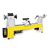 BAMATO Drechselmaschine WL-460V | 550W Leistung | M33 Geweindeaufnahme | MK2 Konus | 153mm Spitzenhöhe | 230V | Drechselbank für Holz Werkstatt