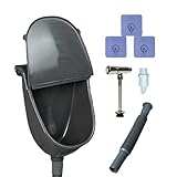 Urinal für Männer – Wand-WC für den Außenbereich, überdachte Urinaleinheit | geruchshemmendes Design Wandtuch, Garage, Schuppen, Campinggarten, Schlafplatz