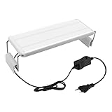 Ultradünne LED-Aquarium weiße Licht Clip Halterung Lampe, Aquarium Beleuchtung Wassergraslampe, LED Teleskop, Aquarium Halterung Lampe, Korallenriff Betrachtungslampe, 6W