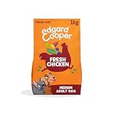 Edgard Cooper Hundefutter, Trockenfutter für Hunde, Huhn, 1kg, Hundefutter trocken getreidefrei ohne Zucker, natürliche Zutaten und frisches Fleisch, voller essentieller Aminosäuren
