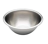 Chef Aid Edelstahl Rührschüssel, Lebensmittelsicher, Ideal für Zubereitung und Servieren Frischer Speisen, 3,8 Liter Fassungsvermögen, 30 cm Durchmesser, Spülmaschinenfest