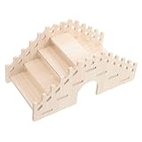 Gadpiparty Hamster Leiter Holz Kletterbrücke für Kleine Tiere Käfig Zubehör Stabile Sichere Hamsterplattform für Ratten Zwerghamster und Kleintiere Geeignet
