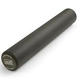 SISSEL Pilates Roller Pro | Strapazierfähiger Kautschuk | Ideal für Anfänger & Fortgeschrittene | Vielseitiges Training zuhause & Studio | Länge: 90cm | Farbe: Grau
