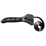 Ciieeo 2 Stück Multifunktionaler Verstellbarer Gummiband Schraubenschlüssel mit Kunststoffgriff Flexibler Flaschen und Glasöffner Robuster Gummiriemen Vielseitiges Handwerkzeug