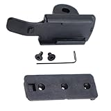 TENYELE Verstellbare Scheinwerferlampenhalterung, Licht-Clip, Schnallen, Fahrräder, Frontlicht-Halterung für BL12 1000LED-Taschenlampe