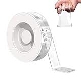 Generisch Nano Doppelseitiges Klebeband, Transparentes Universelles Montageband, Starke Haftstreifen für Poster Bild Teppich Outdoor Unterricht, Für Innen Und Außen