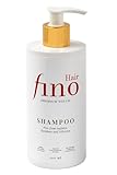 fino Hair Koffein Shampoo für Erwachsene, Frauen & Männer, Shampoo ohne Silikon, Sulfate und Parabene, Natürliche Kosmetik für trockenes & gefärbtes Haar, Mit Aloe Vera & Arganöl, 300 ml