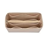 YGLEEULI Taschenorganizer Filzeinsatz Liner Geldbörse Organizer Tasche Handtasche Einkaufstasche Innentasche(Beige-2-)