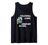 Volleyball Spruch Lustig Beachvolleyball Aufschlag Trikot Tank Top
