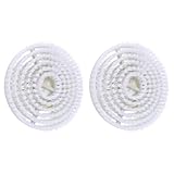 WHAMVOX 2 Stück Nylonborsten Ersatzdüsen für Dampfmop Hitzebeständige Dampfmop-Bürstenköpfe mit Tiefenreinigung für Haushalt und Büro Kompatibel mit Shark