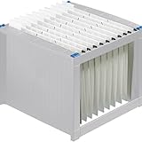 Helit Hängemappenbox H6110084 Lichtgrau, Blau 1 St.