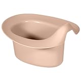 Kindsgut Abhaltetöpfchen für Babys, Babytopf WC/Klo, hochwertige Qualität und dezente Farben, abhalten und windelfrei, Peach
