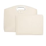 Generisch Waterproof Leather 14-16In 2PCS Laptop Bag, Leather Briefcase for Laptops and Pad Cases, Work Tote Bag Briefcase for Women (White)
