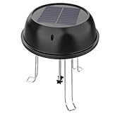 Solarwasser Wiggler - Solarbetriebener Wasserzirkulator für Vogelbäder, Vogelbad Wasserzirkulator | Solar angetriebener Vogelbadewassermixer, Beckenzirkulator, Gartendekoration für Fischtanks