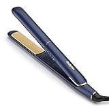 BaByliss Midnight Luxe Glätteisen - Titanium Ceramic Floating Plates für sanftes Gleiten, schnelles Aufheizen in 30 Sekunden, 3 Heizstufen bis zu 235°C, weltweit einsetzbar, 2516PE