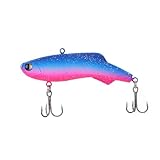 3 Stück, Zander Köder, Angelköder Set, Silikonmaterial, Realistischer Schwimmstil, Scharfe Hakenspitze, für Barsch, Mandarinfisch, Hecht, Wels, Butterfisch(Blue,Large)