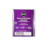 EXS | Lecktücher | Oral Dam | Latex-Schutztücher | Intimpflege Damen | Mehr Sicherheit und Vergnügen | Traube | 10er-Pack