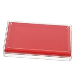 HOMSFOU Roter Tragbarer Stempelkissen für Kalligrafie Hochwertiges Langlebiges und Wiederverwendbares DIY Farben Pad für Bürobedarf und Kreative Anwendungen