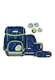 ergobag cubo Set ergonomischer Schulrucksack Klassisch 5-teilig 1. Klasse Grundschule für Mädchen und Jungen