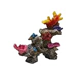 ZEPFJHE Unterwasserkorallen-Riff-Figur aus Kunstharz, natürliche Optik, Aquarien, Dekoration für Zuhause, Büro, Aquascaping, Aquarien, Dekoration für Zuhause und Büro