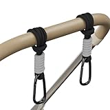 SURDOCA Kinderwagen Haken, Universal kinderwagen Haken für Taschen, Kinderwagen Taschen Halterung[2 Stück]